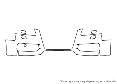 s5 3M Clear Bra Bumper Precut PPF Diagram