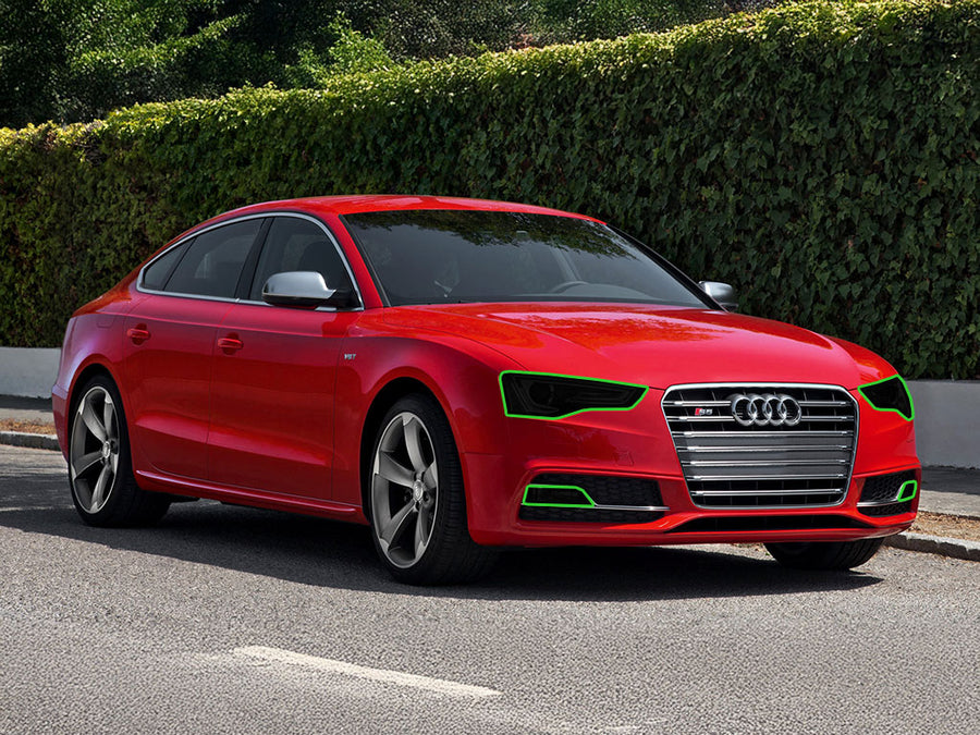 audi a5 2008-2012 Headlight Tint Location
