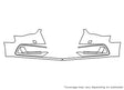 s5 Avery Dennison Clear Bra Bumper Precut PPF Diagram