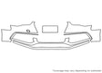 s5 Avery Dennison Clear Bra Bumper Precut PPF Diagram