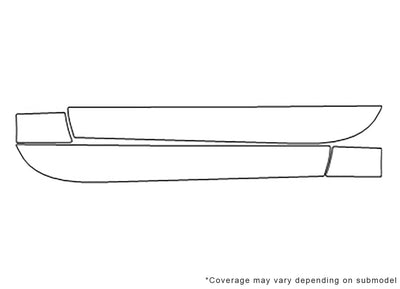 s5 3M Clear Bra Door Cup Precut PPF Diagram