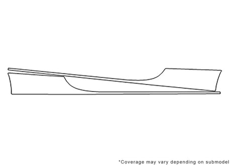 s5 3M Clear Bra Door Cup Precut PPF Diagram