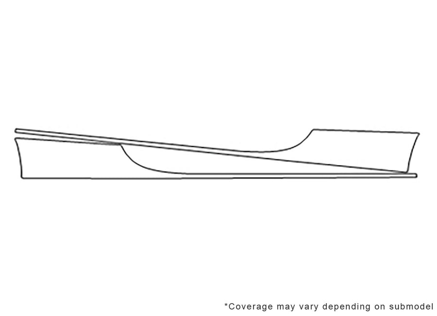 s5 3M Clear Bra Door Cup Precut PPF Diagram