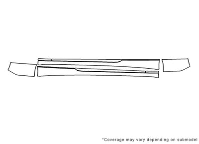 s5 Avery Dennison Clear Bra Door Cup Precut PPF Diagram