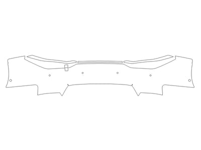 s5 3M Clear Bra Door Cup Precut PPF Diagram