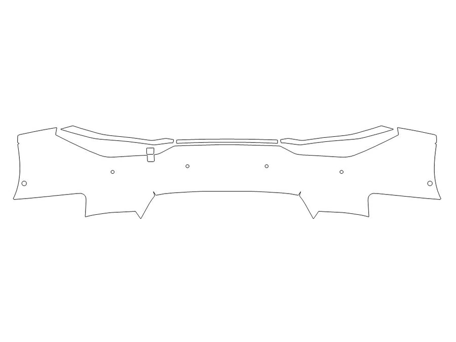 s5 Avery Dennison Clear Bra Door Cup Precut PPF Diagram