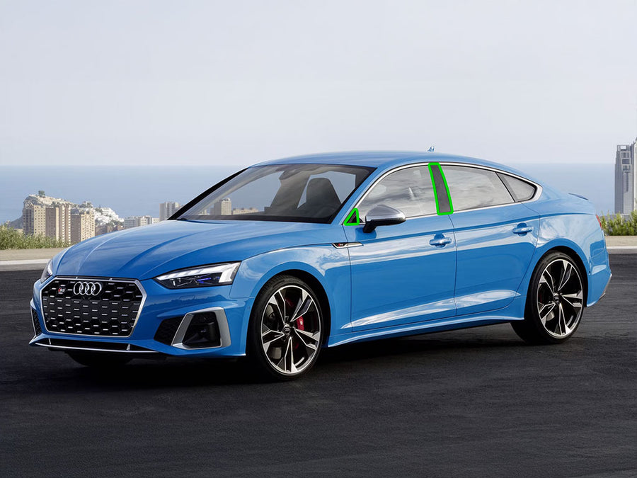 audi s5 2020-2024 (sportback) Pillar Post Trim Installation Location