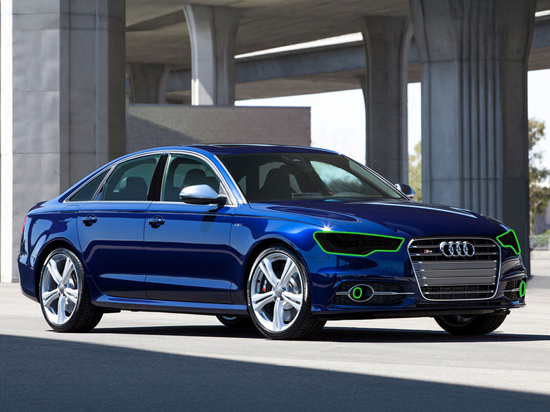 audi s6 2013-2015 Headlight Tint Location