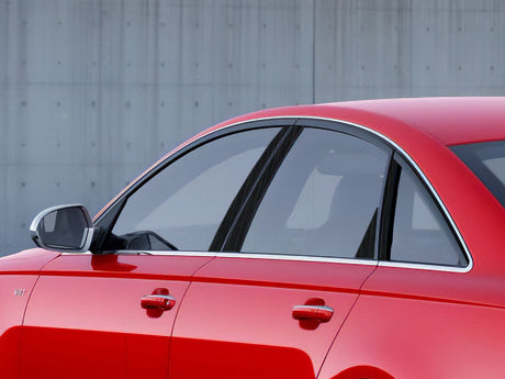 audi s6 2013-2018 Brushed Aluminum Black Pillar Cover Diagram
