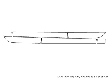s6 Avery Dennison Clear Bra Door Cup Precut PPF Diagram