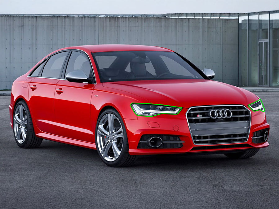 audi s6 2016-2018 Headlight Protection Installation Location