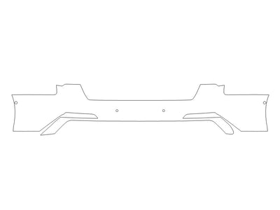 s6 3M Clear Bra Door Cup Precut PPF Diagram