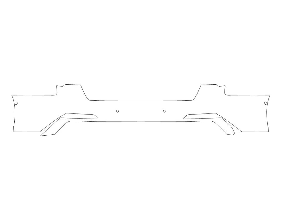 s6 3M Clear Bra Door Cup Precut PPF Diagram