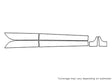 s7 3M Clear Bra Door Cup Precut PPF Diagram
