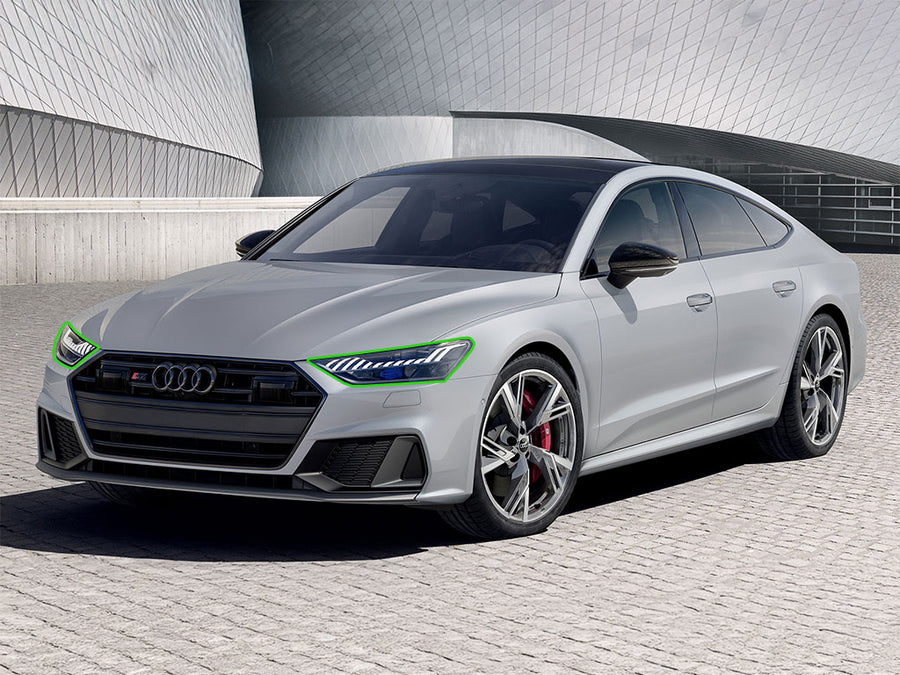 audi s7 2020-2025 Headlight Protection Installation Location