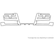 s8 Avery Dennison Clear Bra Bumper Precut PPF Diagram