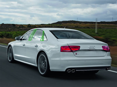 audi s8 2007-2009 Pillar Post Trim Installation Location