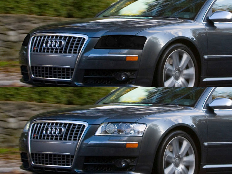 audi s8 2007-2009 Headlight Tint Appearance