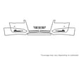 s8 Avery Dennison Clear Bra Bumper Precut PPF Diagram