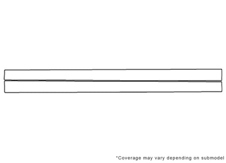 s8 Avery Dennison Clear Bra Door Cup Precut PPF Diagram