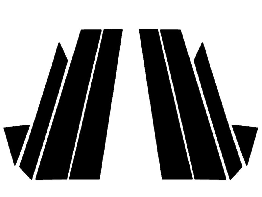audi s8 2020-2023 (l) Carbon Fiber Pillar Trim Diagram