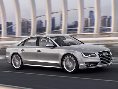 audi s8 2020-2023 (l) Matte Black Pillar Trim