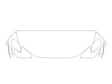 s8 3M Clear Bra Hood Precut PPF Diagram