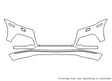 sq5 Avery Dennison Clear Bra Bumper Precut PPF Diagram