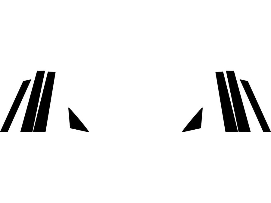 audi sq5 2018-2023 Camo Pillar Trim Diagram