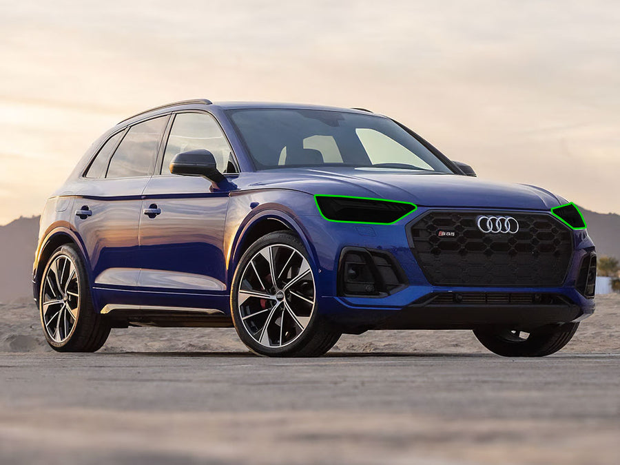 audi sq5 2021-2025 Headlight Tint Location