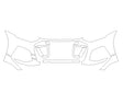 sq5 3M Clear Bra Bumper Precut PPF Diagram
