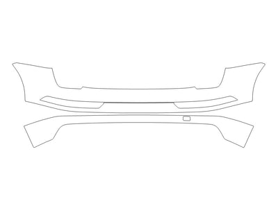 sq5 Avery Dennison Clear Bra Door Cup Precut PPF Diagram