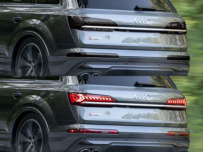 sq7 Before and After Smoked Taillights