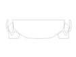 sq7 3M Clear Bra Hood Precut PPF Diagram