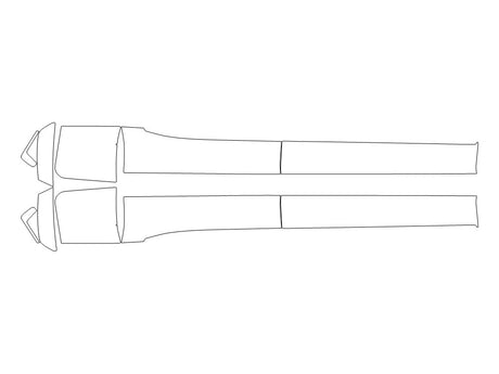 sq7 3M Clear Bra Door Cup Precut PPF Diagram