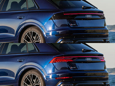 sq8 Before and After Smoked Taillights