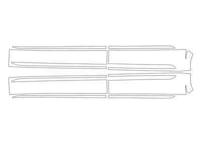 sq8 Avery Dennison Clear Bra Door Cup Precut PPF Diagram