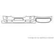 tt 3M Clear Bra Bumper Precut PPF Diagram