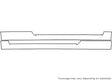 tt Avery Dennison Clear Bra Door Cup Precut PPF Diagram