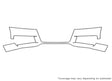 tt Avery Dennison Clear Bra Bumper Precut PPF Diagram