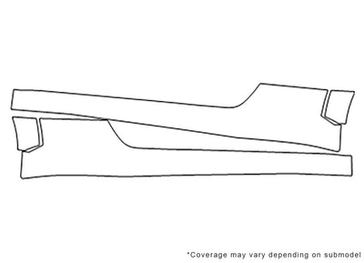 tt Avery Dennison Clear Bra Door Cup Precut PPF Diagram