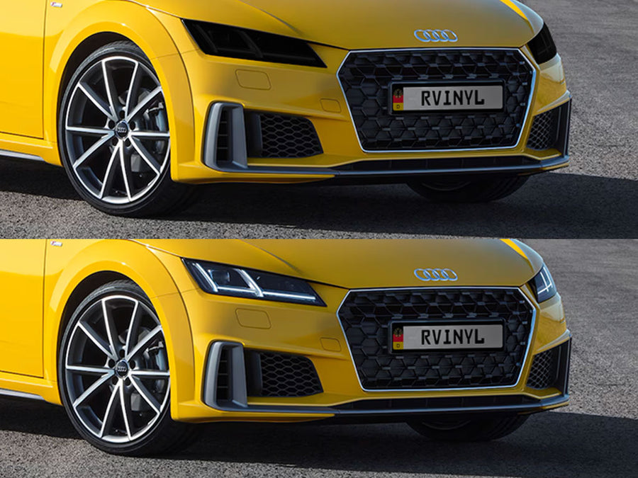 audi tt 2016-2023 Headlight Tint Appearance