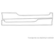 tts 3M Clear Bra Door Cup Precut PPF Diagram