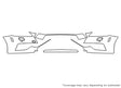 tts Avery Dennison Clear Bra Bumper Precut PPF Diagram