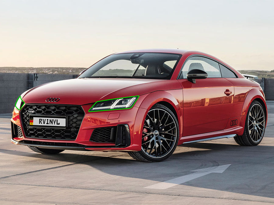 audi tts 2016-2023 Headlight Protection Installation Location