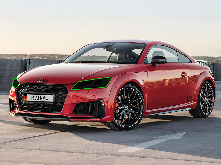 audi tts 2016-2023 Headlight Tint Location