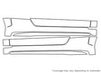 tts 3M Clear Bra Door Cup Precut PPF Diagram