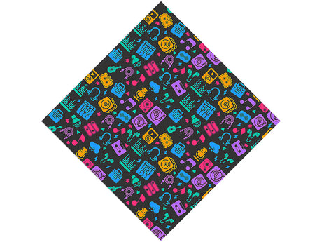 Audio Input Music Vinyl Wrap Pattern