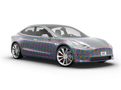 Audio Input Music Vehicle Vinyl Wrap