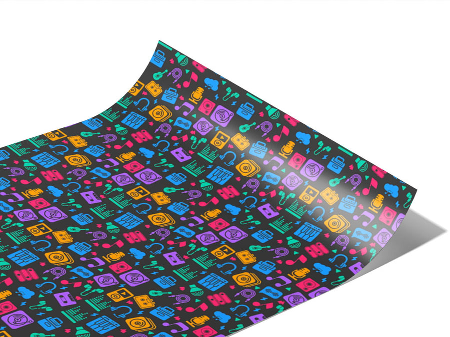 Audio Input Music Vinyl Wraps~Rwraps Series 914 Digitally Printed Vinyl Wrap~0